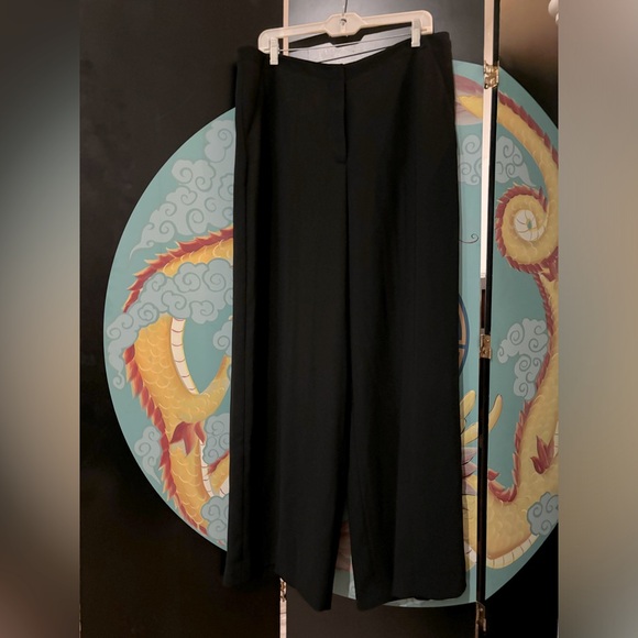 Pure Collection Pants - PURE Collection drapey wide-leg trousers
